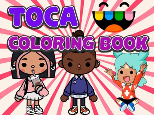 Toca Life Coloring Book cover