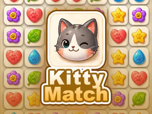 Kitty Match 3 puzzle game cover