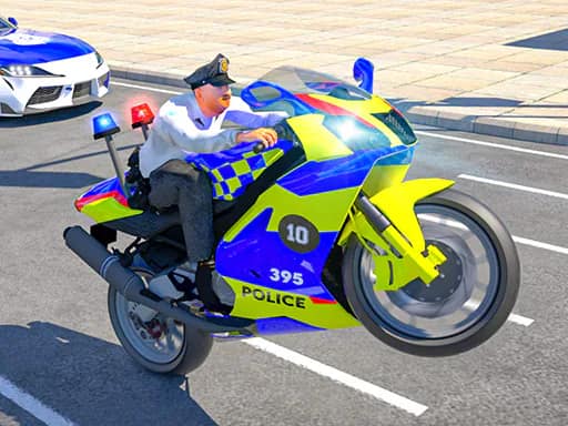 Police Bike Stunt Race Game cover